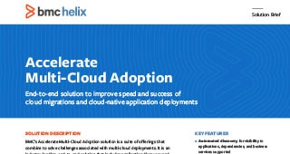 Accelerate Multi-Cloud Adoption