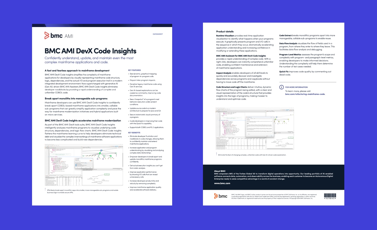 BMC AMI DevX Code Insights