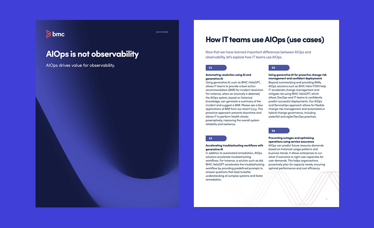 AIOps is not observability