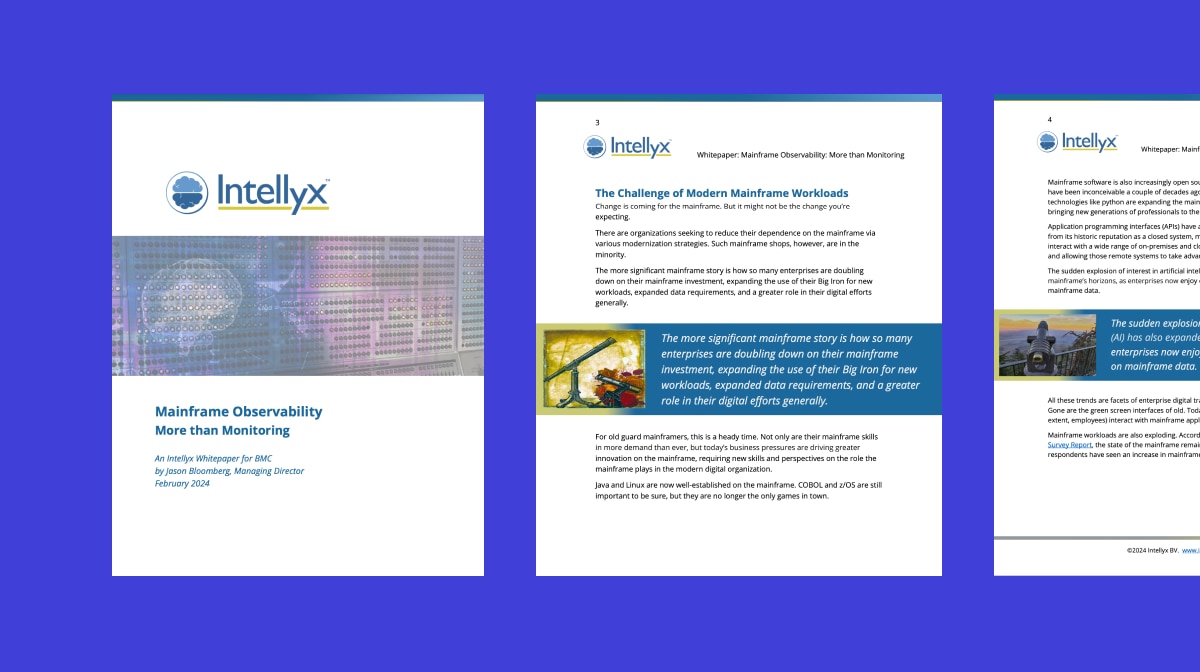 Mainframe Observability: More than Monitoring