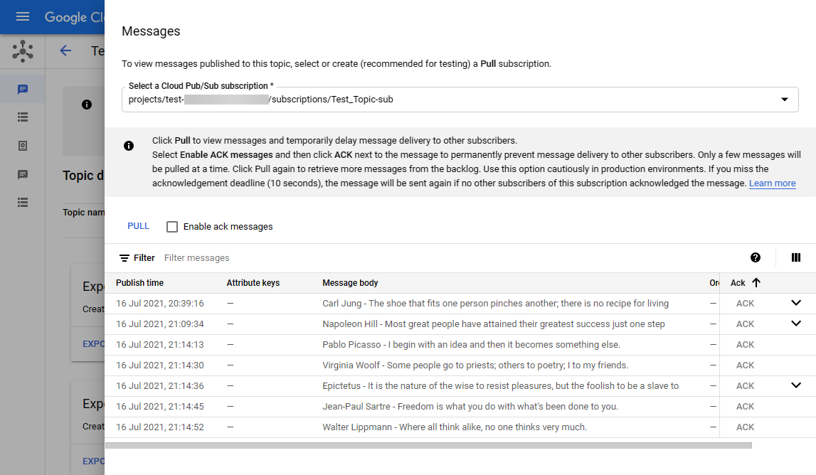 Set up the publisher